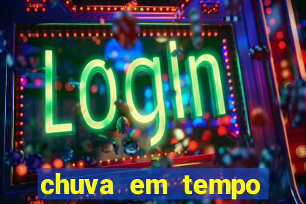 chuva em tempo real ipmet